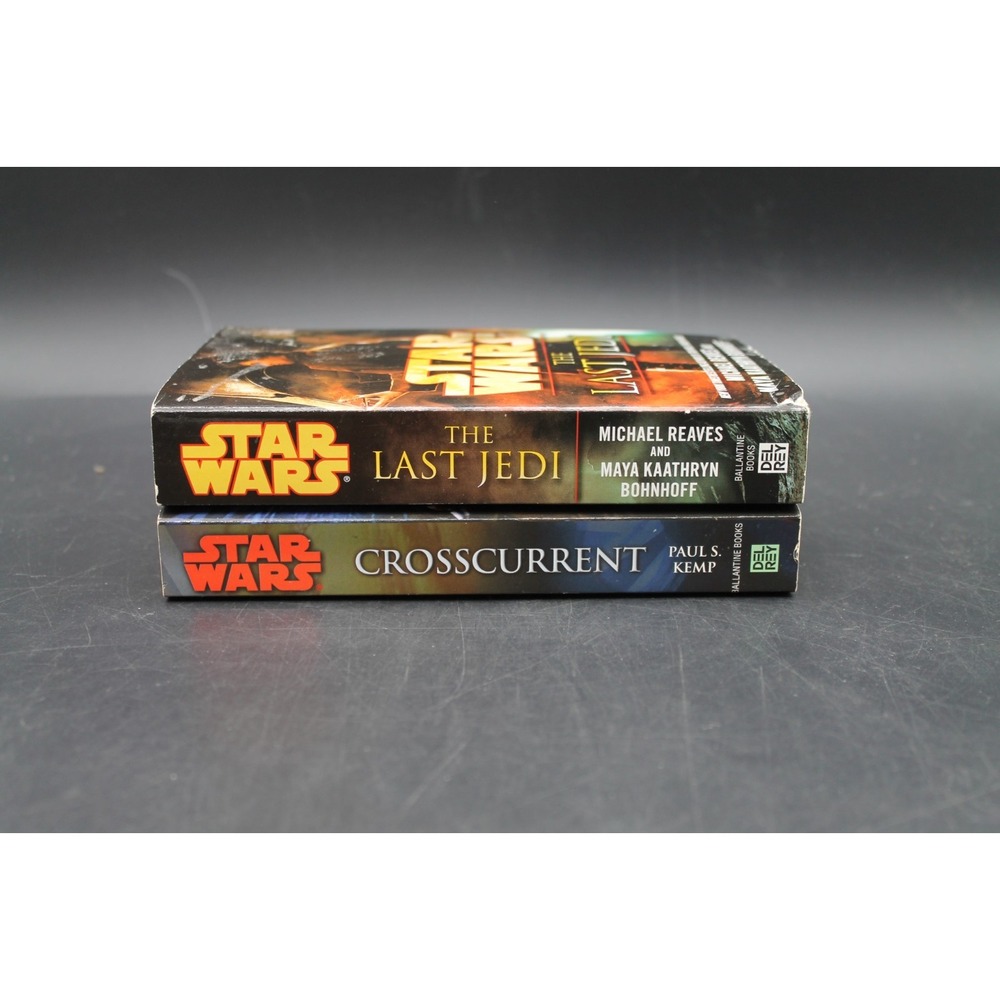 Star Wars Legends Paperback Book Lot The Last Jedi Crosscurrent Reaves Kemp